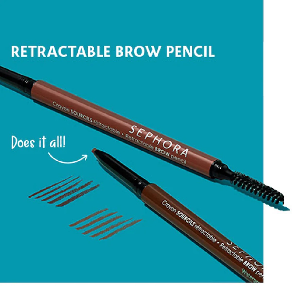 Retractable Brow Pencil - Waterproof (Lápiz para Cejas)